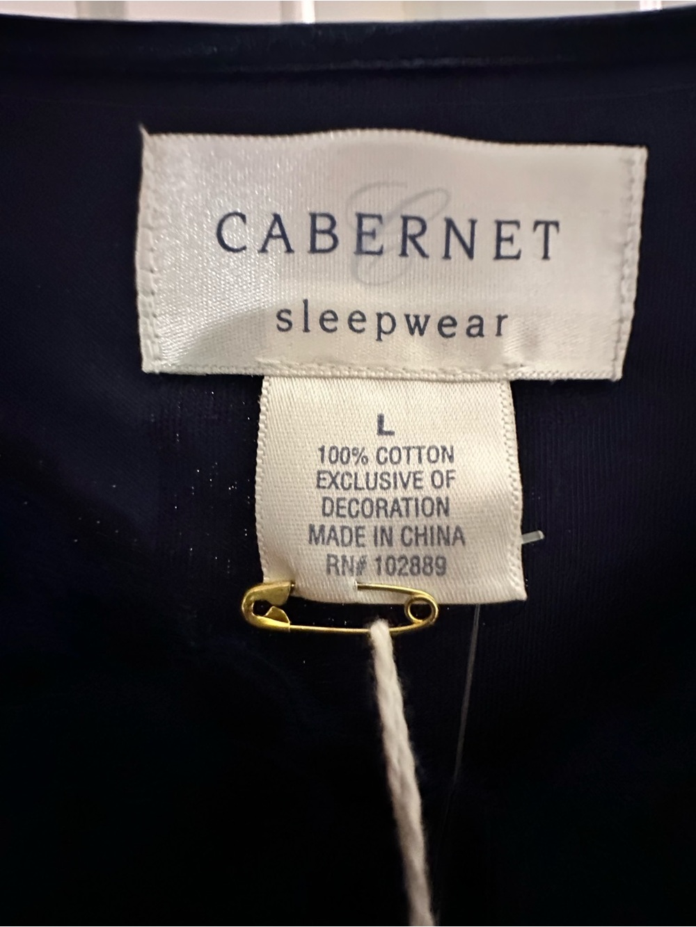 CABERNET Navy Sleepwear - Picture 5 of 6